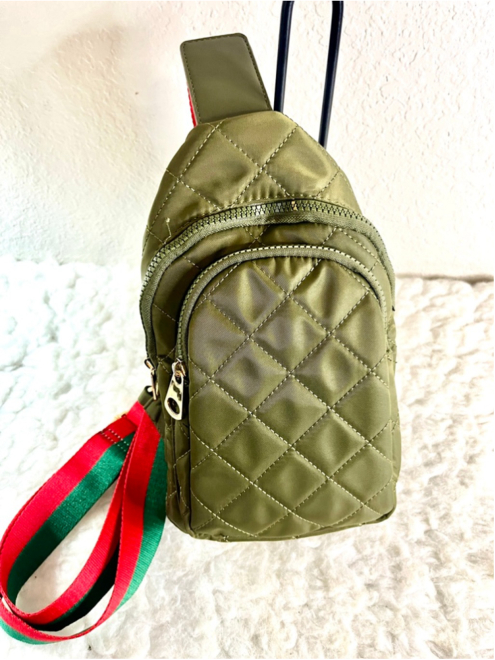 Urban Expressions Ace Quilted Nylon Sling Backpack